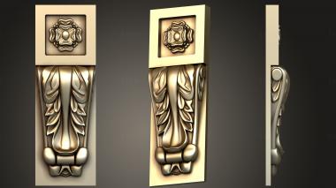 Corbels (KR_0767) 3D model for CNC machine